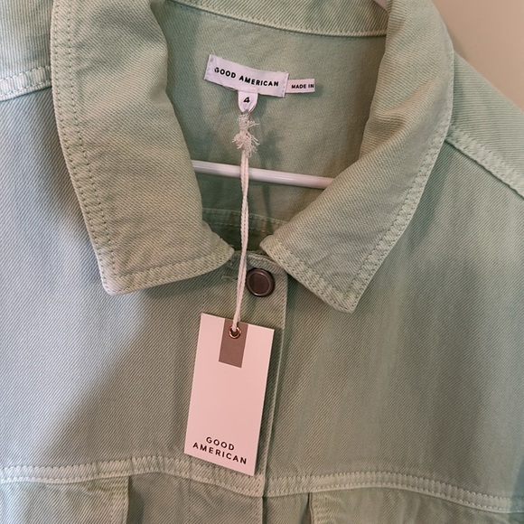 NWT Good American | Good 90s Denim Jacket | oversized fit Women’s Sz XL 14-16 - Picture 11 of 11